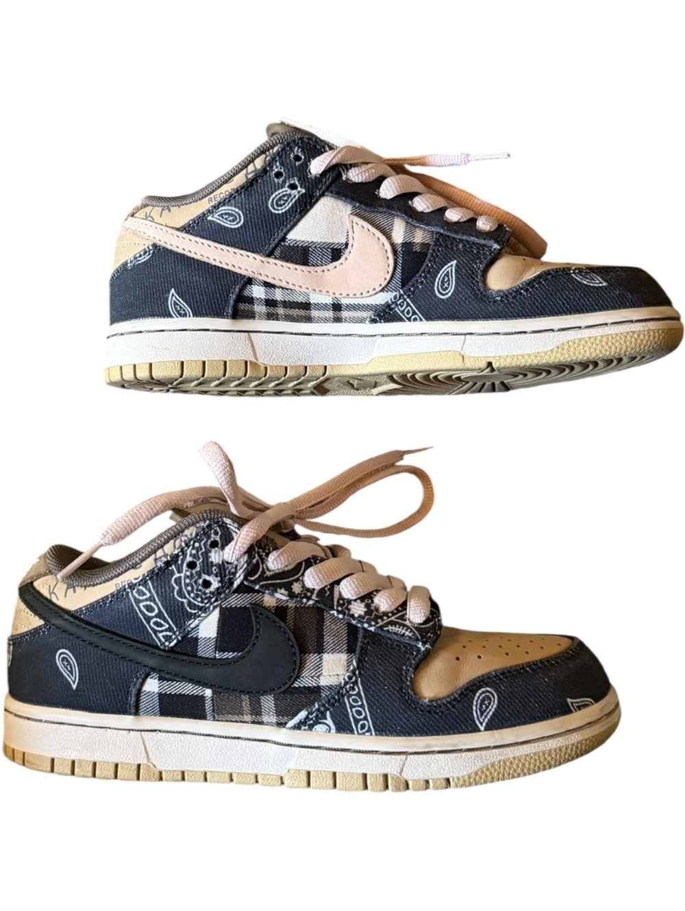 Nike X Cactus Jack Low Dunk Sneakers Shoes